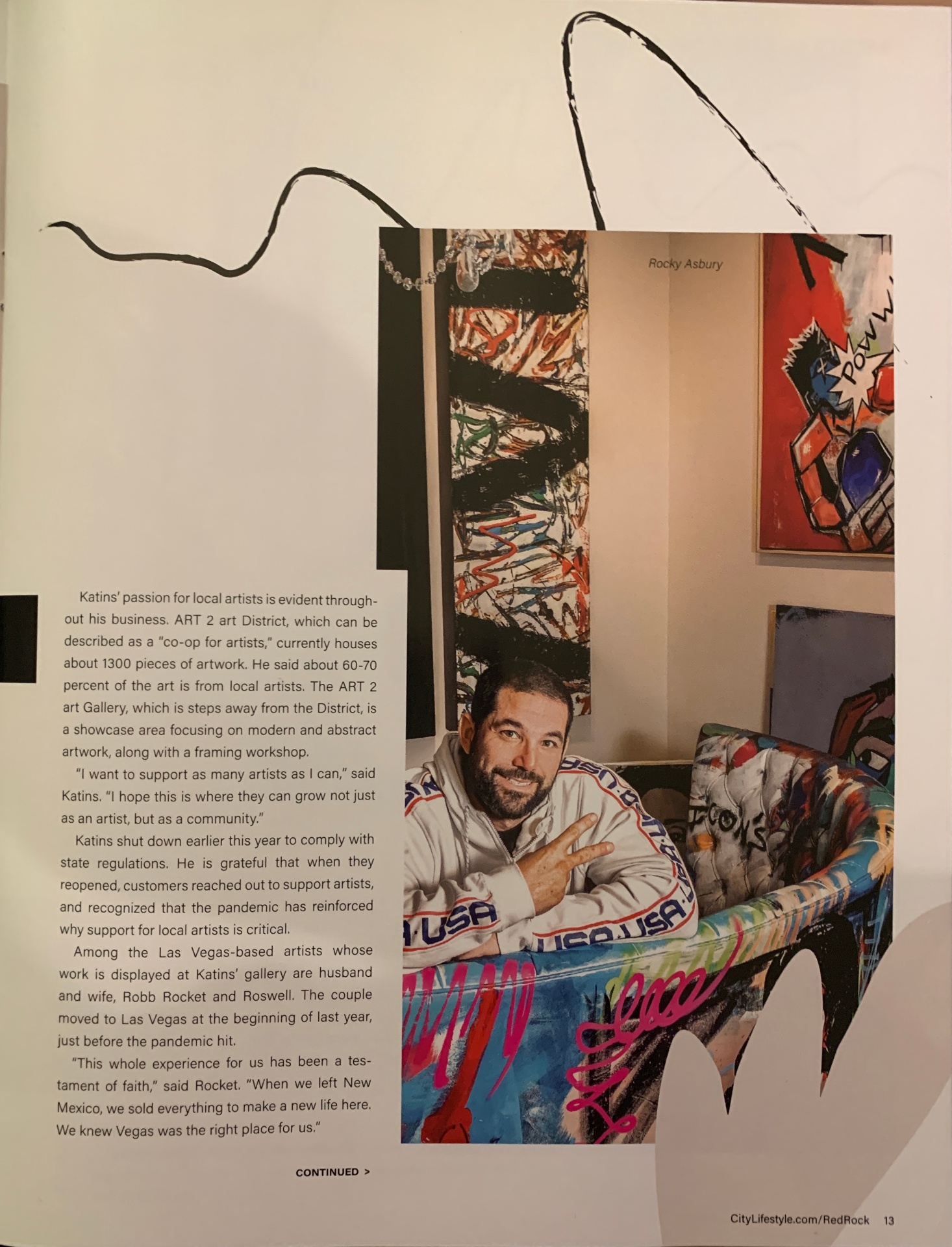Red Rock Lifestyle article page 2.